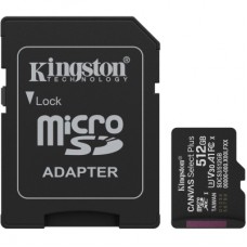 Карта пам'яті Kingston 512GB microSDXC class 10 UHS-I U3 V30 A1 Canvas Select Plus (SDCS3/512GB)