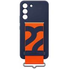 Чохол до мобільного телефона Samsung Silicone with Strap Galaxy S22 Plus Navy (EF-GS906TNEGRU)