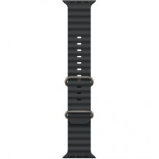 Ремінець до смарт-годинника Apple 49mm Black Ocean Band - Natural Titanium Finish (MXTL3ZM/A)