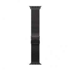 Ремінець до смарт-годинника Apple 49mm Black Titanium Milanese Loop - Medium (MXKG3ZM/A)