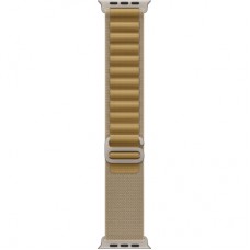 Ремінець до смарт-годинника Apple 49mm Tan Alpine Loop - Medium - Natural Titanium Finish (MXN23ZM/A)