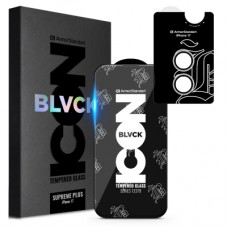 Скло захисне Armorstandart Supreme Plus Black Icon Apple iPhone 17 (ARM87860)