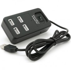Концентратор Voltronic USB 2.0 to 4xUSB black (YT-HWS4-B)