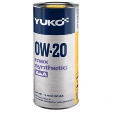 Моторна олива Yuko MAX SYNTHETIC A&A 0W-20 API SP 1л (4823110400913)