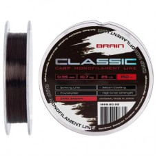 Волосінь Brain Classic Carp Line (dark brown) 150m 0.35mm 25lb 10.7kg (1858.80.92)