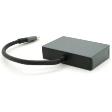 Концентратор Voltronic USB-C 2-in-1 HDMI + VGA 0.23m silver (YT-HTC2in1)