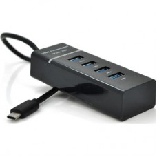 Концентратор Voltronic USB-C to 4xUSB 3.0 0.2m black (YT-TC3H4-B20/12940)