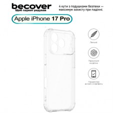 Чохол до мобільного телефона BeCover Anti-Shock Apple iPhone 17 Pro Clear (713797)