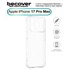 Чохол до мобільного телефона BeCover Anti-Shock Apple iPhone 17 Pro Max Clear (713799)