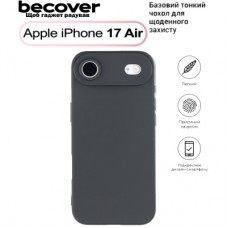 Чохол до мобільного телефона BeCover Apple iPhone 17 Air Black (713758)