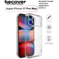 Чохол до мобільного телефона BeCover Apple iPhone 17 Pro Max Transparent (713763)
