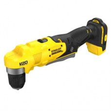 Дриль Stanley кутова FATMAX® V20, Li-lon 18V, 45 Нм, 0-600/1900 об/хв (без АКБ та ЗП) (SFMCD750B)