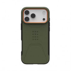Чохол до мобільного телефона UAG iPhone 17 Pro Max Civilian MagSafe Olive/Orange (114546117297)