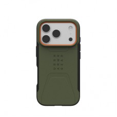 Чохол до мобільного телефона UAG iPhone 17 Pro Civilian MagSafe Olive/Orange (114545117297)