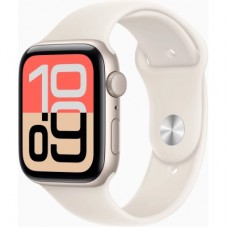 Смарт-годинник Apple Watch SE 3 GPS + Cellular 44mm Starlight Aluminium Case with Starlight Sport Band - S/M (MEPE4RK/A)
