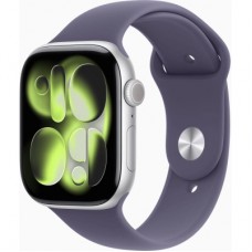 Смарт-годинник Apple Watch Series 11 GPS 46mm Silver Aluminium Case with Purple Fog Sport Band - S/M (MEV94RK/A)