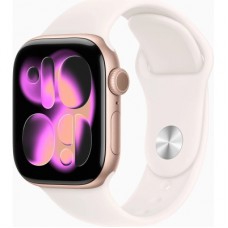 Смарт-годинник Apple Watch Series 11 GPS + Cellular 42mm Rose Gold Aluminium Case with Light Blush Sport Band - M/L (MF8F4RK/A)