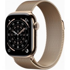 Смарт-годинник Apple Watch Series 11 GPS + Cellular 42mm Gold Titanium Case with Gold Milanese Loop (MF8Y4RK/A)