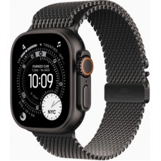 Смарт-годинник Apple Watch Ultra 3 GPS + Cellular 49mm Black Titanium Case with Black Titanium Milanese Loop - Small (MF1N4QP/A)