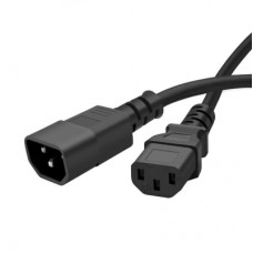 Кабель живлення C13 to C14 1.8m black ColorWay (CW-CBP087-BK)
