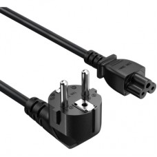 Кабель живлення C5 1.0m black ColorWay (CW-CBP084-BK)