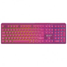 Клавіатура Canyon Fortnax Bluetooth/Wireless/ USB UA Pink (CND-SKBW2)