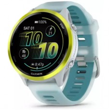 Смарт-годинник Garmin Forerunner 570 - 47MM, Whitestone/Amp Yellow, GPS (010-02971-01)