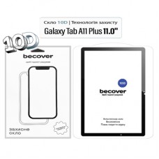 Скло захисне BeCover 10D Samsung Galaxy Tab A11 Plus SM-X236B 11.0" Black (713936)