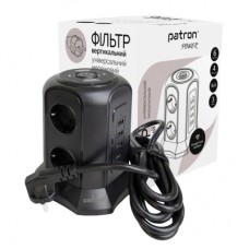 Мережевий фільтр живлення Patron SP-1663-USBTW