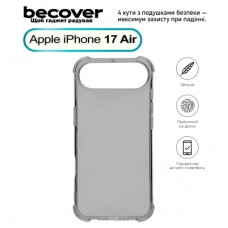 Чохол до мобільного телефона BeCover Anti-Shock Apple iPhone 17 Air Grey (713796)
