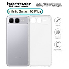 Чохол до мобільного телефона BeCover Anti-Shock Infinix Smart 10 Plus (X6725B) Clear (713801)