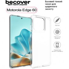 Чохол до мобільного телефона BeCover Silicone Motorola Edge 60 Transparent (713771)