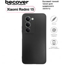 Чохол до мобільного телефона BeCover Silicone Xiaomi Redmi 15 Black (713782)