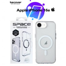 Чохол до мобільного телефона BeCover Space Case MagSafe Apple iPhone 16e Transparent (713884)