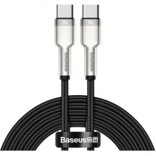 Дата кабель USB-C to USB-C 2.0m 100W metal black Baseus (CATJK-D01)