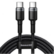 Дата кабель USB-C to USB-C 2.0m 100W 5A black-grey Baseus (CATKLF-ALG1)