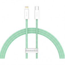 Дата кабель USB-C to Lightning 2.0m 20W green Baseus (CALD000106)