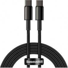 Дата кабель USB-C to USB-C 2.0m 100W black Baseus (CATWJ-A01)