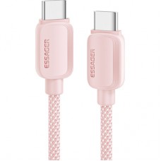 Дата кабель USB-C to USB-C 1.0m 100W pink Essager (EXCTT1-WL04-P)