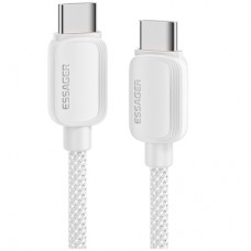 Дата кабель USB-C to USB-C 1.0m 100W white Essager (EXCTT1-WL02-P)