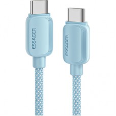 Дата кабель USB-C to USB-C 2.0m 100W blue Essager (EXCTT1-WLA03-P)
