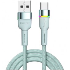 Дата кабель USB 2.0 AM to USB-C 1.0m 3A LED blue Essager (EXCT-XCD03)