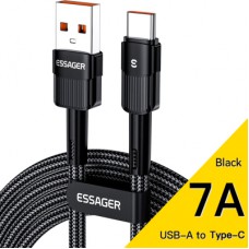 Дата кабель USB 2.0 AM to USB-C 3.0m 7A black Essager (EXCT-XCC01)