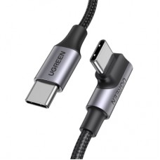 Дата кабель USB-C 2.0 to USB-C 1.0m 90° corner US334 black Ugreen (70643)