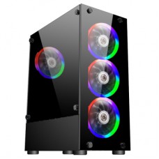 Корпус для ПК 1stPlayer V2-A-BK-4F1
