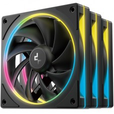 Кулер до корпусу Deepcool Набір вентиляторів Deepcool FL12SE 3IN1 для корпусу 3*120x120x25мм, HB, (FL12 SE 3IN1)