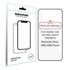 Скло захисне BeCover Motorola Moto G06 / G06 Power 4G Black (714364)