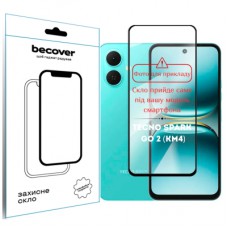 Скло захисне BeCover Tecno Spark Go 2 (KM4) Black (714369)