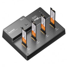 Док-станція для накопичувачів Maiwo 4*NVMe M.2 SSD Key M/B+M to USB4.0 USB-C 40Gbps (K3015P4)