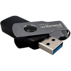USB флеш накопичувач Wibrand 16GB Lizard Black USB 3.2 (WI3.2/LI16P9B)